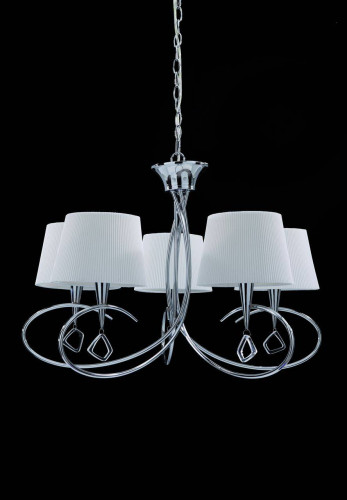 подвесная люстра mantra mara chrome - white 1641 в Нижнекамске