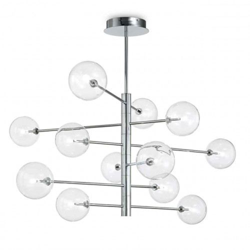 подвесная люстра ideal lux equinoxe sp12 cromo в Нижнекамске