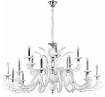 подвесная люстра crystal lux letisia sp12+6 white белая в Нижнекамске