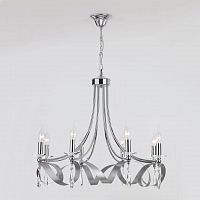 подвесная люстра eurosvet adelia 60064/8 хром в Нижнекамске