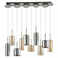 дизайнерская подвесная люстра spot light flaconetta 1301028 серая в Нижнекамске