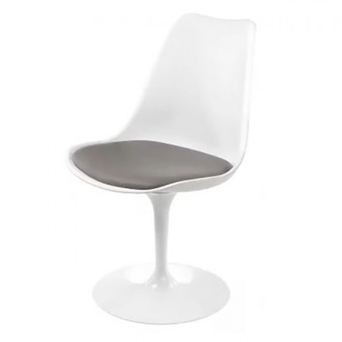 стул tulip белый / светло-серый в Нижнекамске