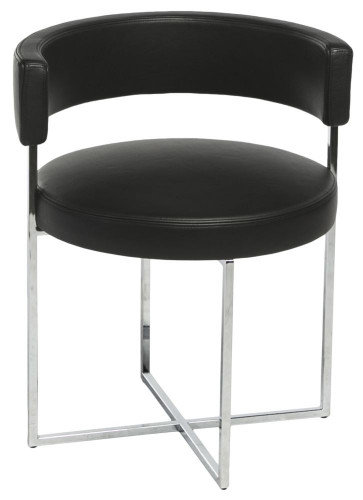 стул sirio black leather в Нижнекамске