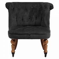 кресло amelie french country chair серый велюр м в Нижнекамске