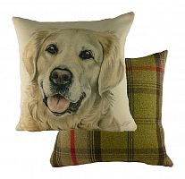 подушка с принтом waggydogs golden retriever в Нижнекамске