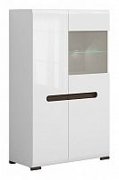 шкаф-витрина для посуды black red white ацтека reg1w1d/14/9 в Нижнекамске