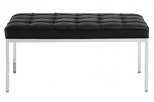 скамья bench черная кожа в Нижнекамске