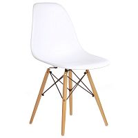 стул деревянный pc-015 белый (eames style) в Нижнекамске