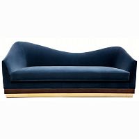 диван hughes sofa прямой синий в Нижнекамске