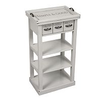 шкафчик-консоль с ящичками скромность country corner белая в Нижнекамске