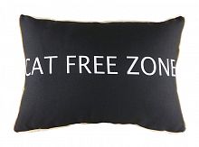 подушка с надписью cat free zone в Нижнекамске