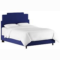 кровать двуспальная 180x200 синяя paxton bed light blue в Нижнекамске