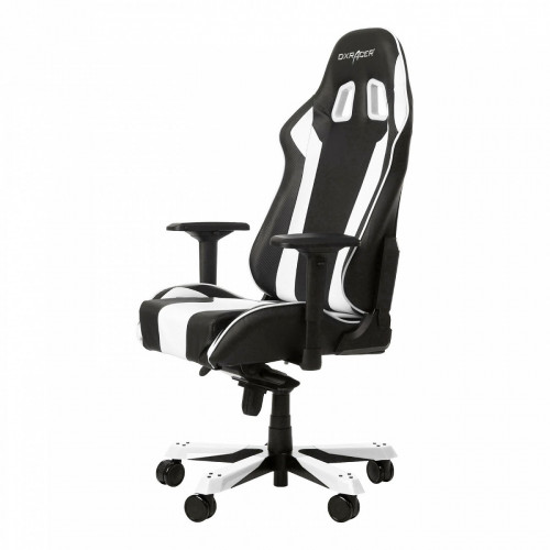 кресло геймерское dxracer king ks06 черно-белое в Нижнекамске