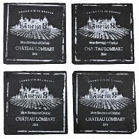 подставки под стакан квадратные сланец (набор шт) comptoir de famille в Нижнекамске