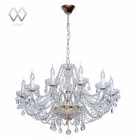подвесная люстра mw-light каролина 6 367012812 золото в Нижнекамске
