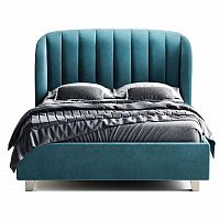 кровать двуспальная 160х200 бирюзовая tulip в Нижнекамске