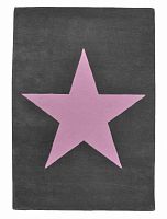 ковер wool star темно-серый-розовый в Нижнекамске