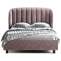 кровать двуспальная 160х200 фиолетовая tulip в Нижнекамске