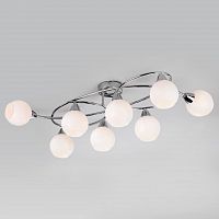 потолочная люстра eurosvet whitney 30133/8 хром в Нижнекамске