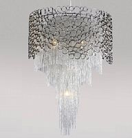 подвесной светильник crystal lux hauberk sp-pl8 d60 матовый никель в Нижнекамске