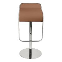 барный стул lem style piston stool коричневая кожа в Нижнекамске