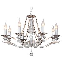 подвесная люстра idlamp eloisa 259/8-whiteplatina в Нижнекамске