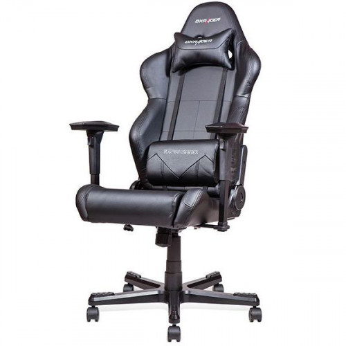 кресло геймерское dxracer racing черно-серое в Нижнекамске