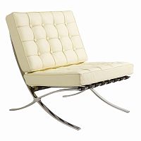 детское кресло barcelona chair кремовое в Нижнекамске