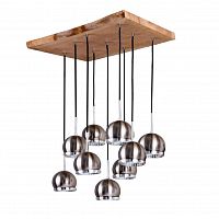 дизайнерская подвесная светодиодная люстра spot light ball 5030974 матовый никель, белая в Нижнекамске