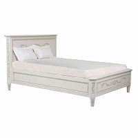 кровать полутораспальная 140х190 белая камея в Нижнекамске
