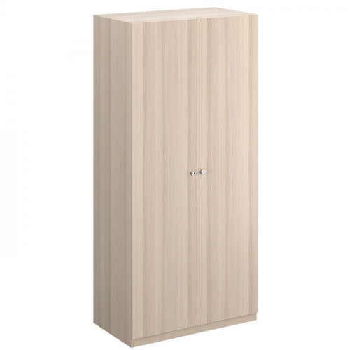 шкаф uno двухдверный ясень коимбра с зеркалом бежевый в Нижнекамске