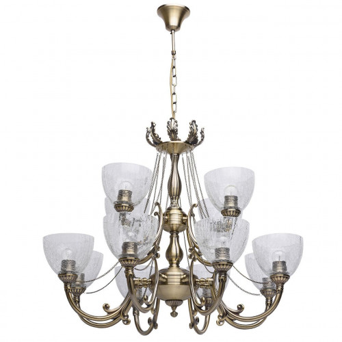 подвесная люстра mw-light аманда 481011712 бронза в Нижнекамске