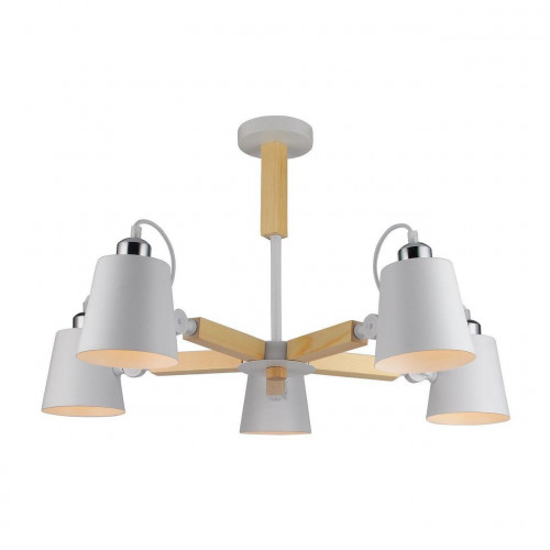 потолочная люстра arte lamp a7141pl-5wh белая в Нижнекамске