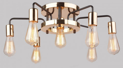 потолочная люстра arte lamp gelo a6001pl-7bk в Нижнекамске