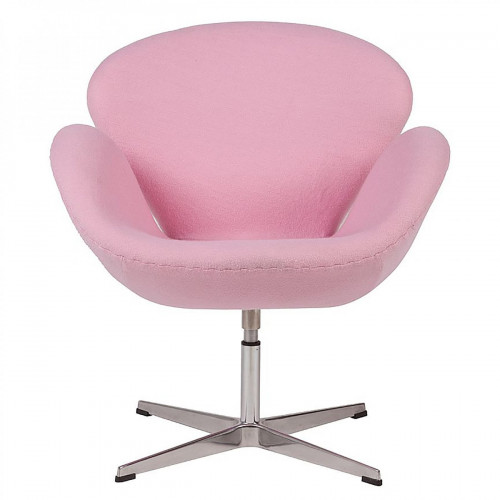 кресло swan chair светло-розовое в Нижнекамске