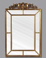 зеркало прямоугольное настенное золото ланкастер antique gold в Нижнекамске