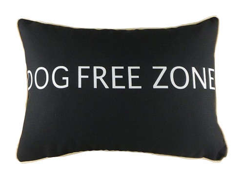подушка с надписью dog free zone в Нижнекамске
