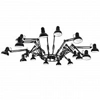 подвесная люстра kink light морено 07558-16 черная в Нижнекамске