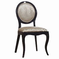 стул бархат бежевый, ножки черн. лак 98x51x51x44 в Нижнекамске