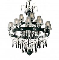 люстра 6886/12+6 v2515 от mm lampadari черная/серая в Нижнекамске