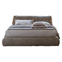 кровать двуспальная 160х200 серая sharpei в Нижнекамске
