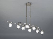 подвесная люстра mantra loop satin nickel 1810 в Нижнекамске