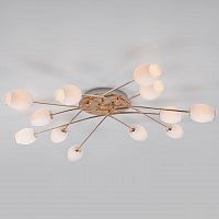 потолочная люстра eurosvet tulip 30135 золото в Нижнекамске