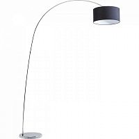 торшер gooseneck черный на хромированной ножке в Нижнекамске