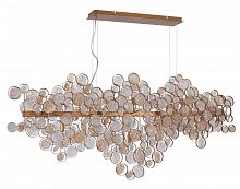 подвесной светильник crystal lux deseo sp15 l1400 gold в Нижнекамске
