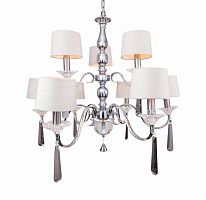 люстра nickel and black crystal хром в Нижнекамске