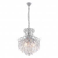 подвесная люстра crystal lux sevilia sp4 silver серебро в Нижнекамске