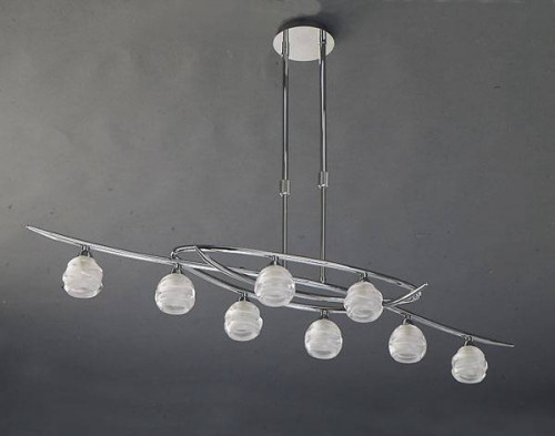 подвесная люстра mantra loop chrome 1800 в Нижнекамске