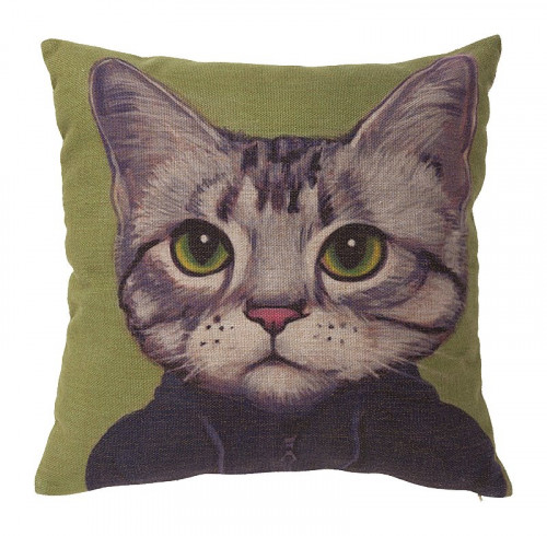 подушка с принтом mr. cat в Нижнекамске