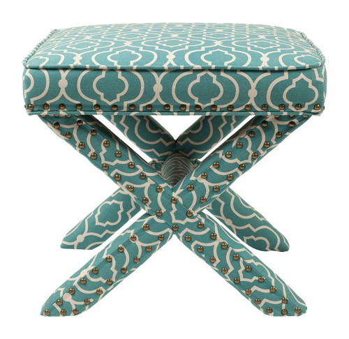 табурет мягкий бирюзовый remy ottoman в Нижнекамске